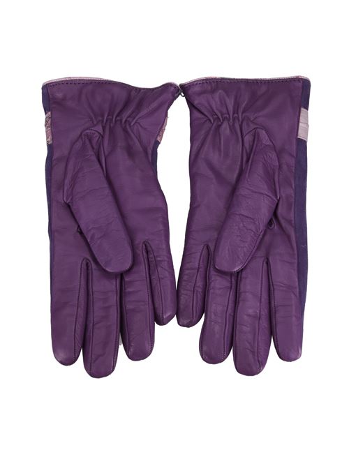 Guanti in nappa e camoscio ALVIERO MARTINI 1a CLASSE | 9743 8093VIOL